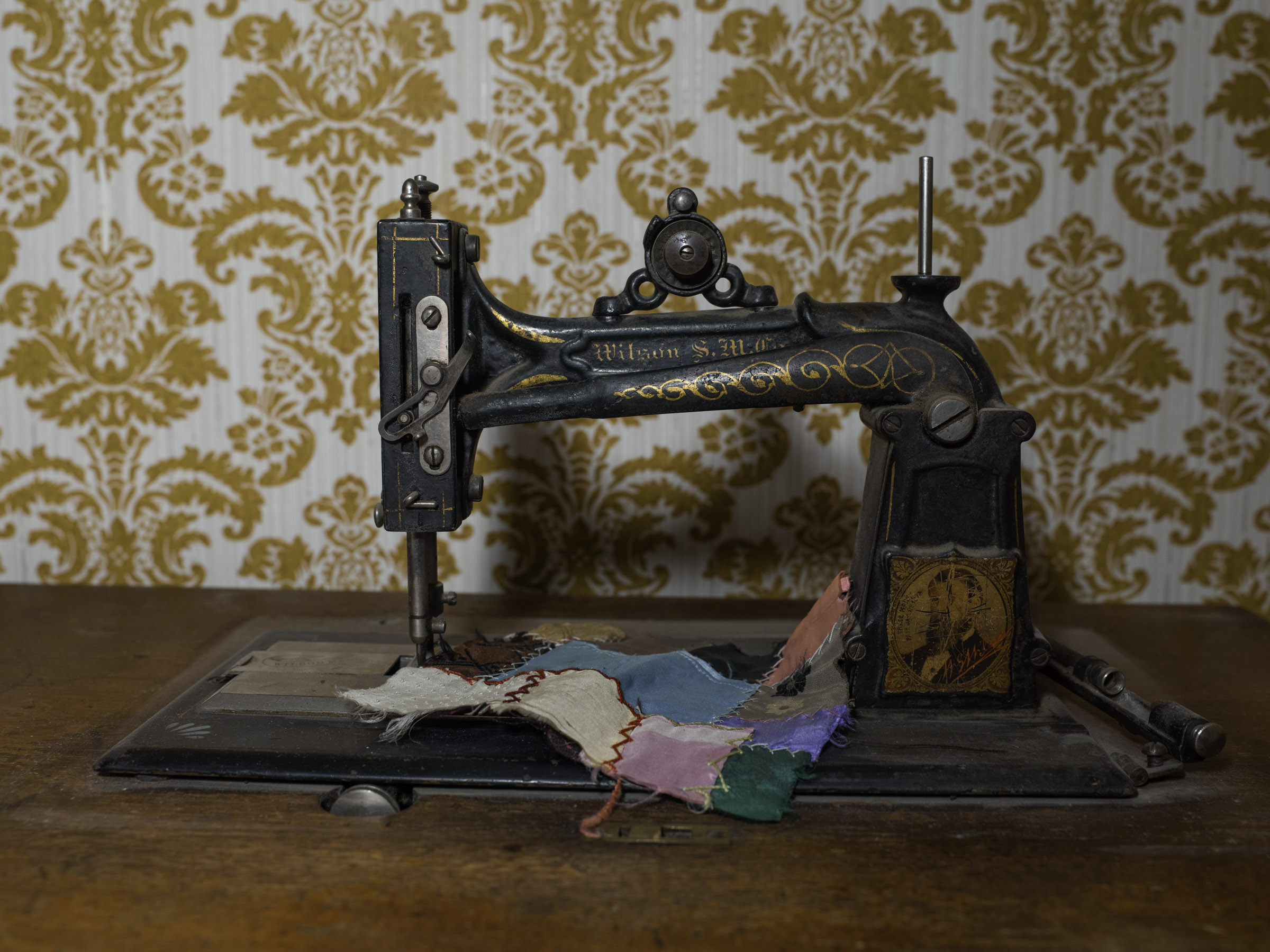 Wilson & Wheeler sewing machine, Dolan house, Bridgeport